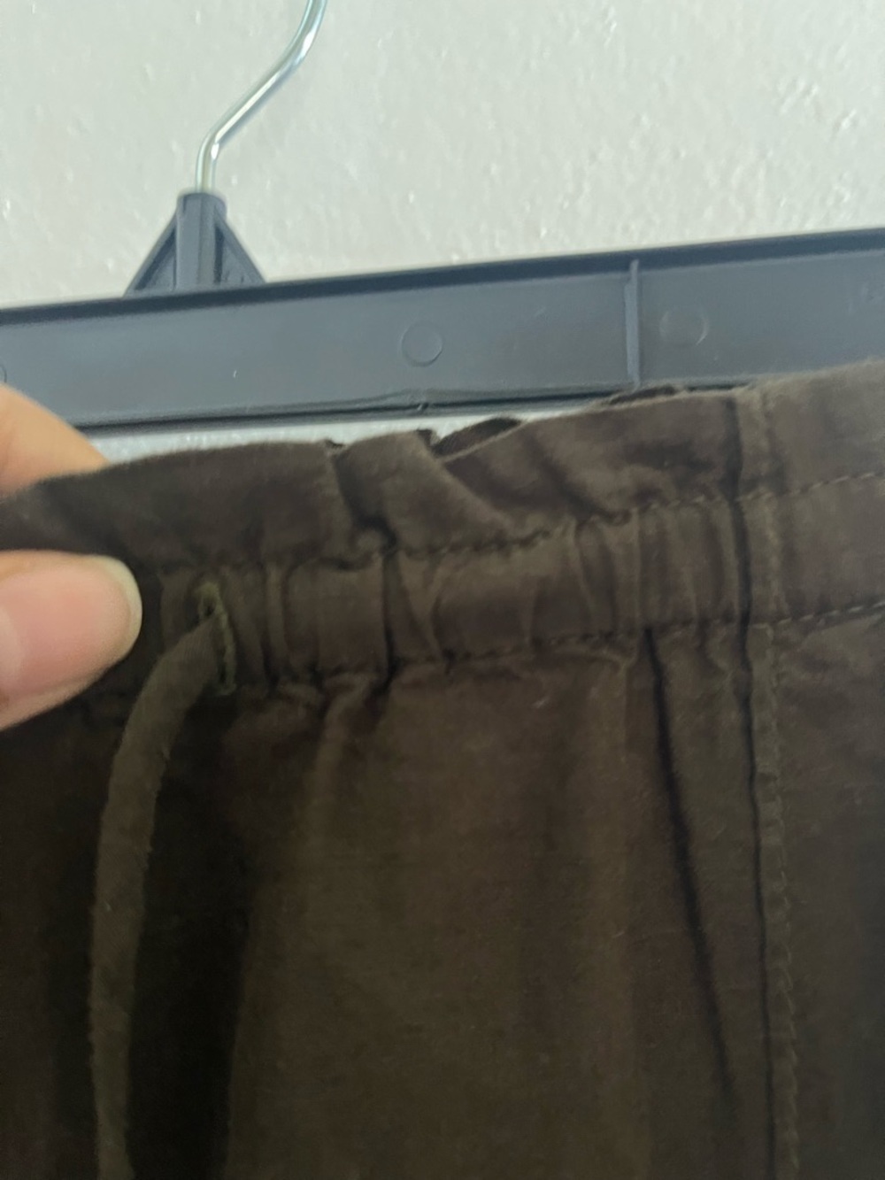 Mango Women’s Drawstring Joggers in Dark Brown - Picture 4 of 8
